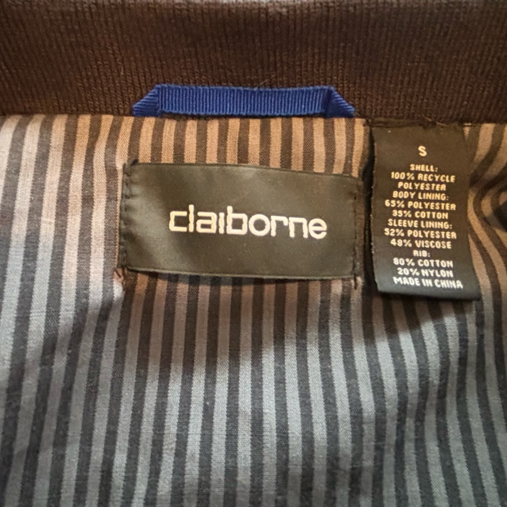 Claiborne women’s lightweight black jacket Small